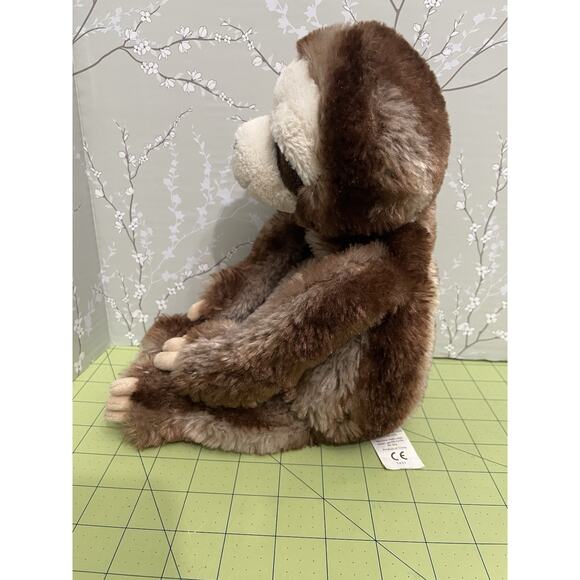 Mary Meyer Plush Sloth Toy 3 Toed Brown Stuffed Animal Lovey Soft Plushie 15” - Picture 2 of 8